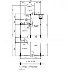 Blk 22 Bedok South Avenue 1 (Bedok), HDB 3 Rooms #627476311
